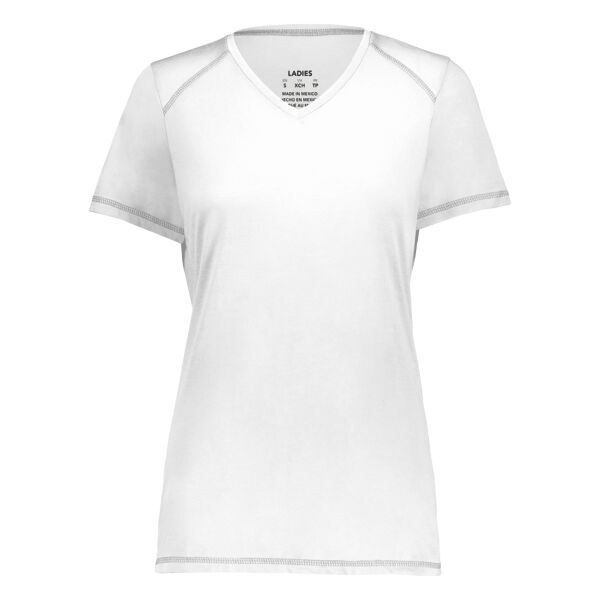 Ladies Super Soft-Spun Poly Tee Thumbnail