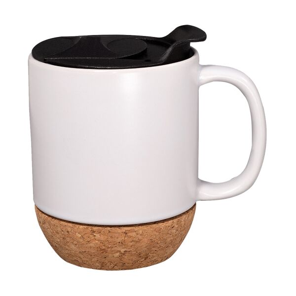 14oz Ceramic Mug With Cork Base In Mailer Thumbnail