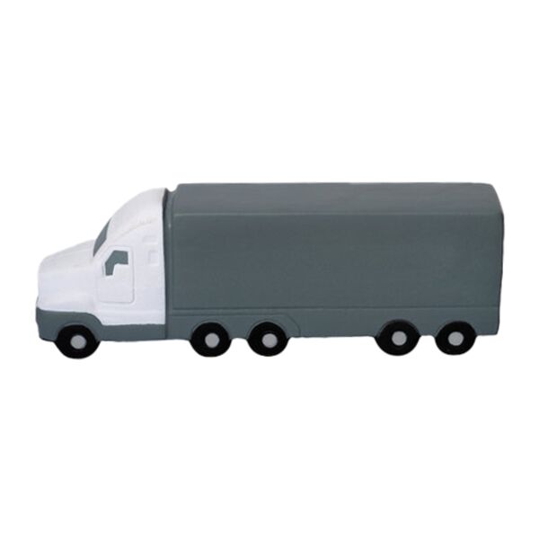 Semi-Trailer Truck Shape Stress Ball Thumbnail