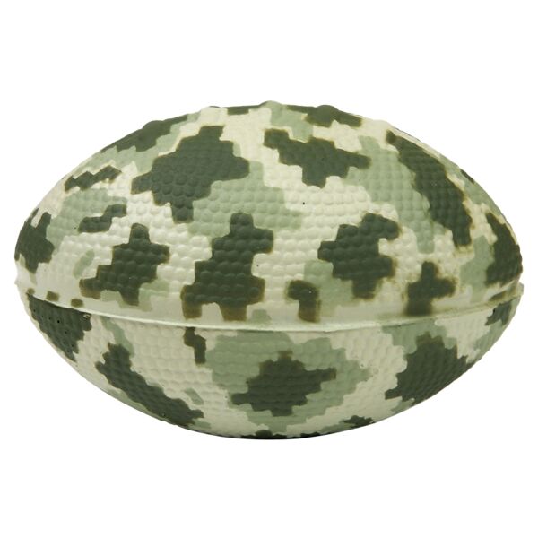 Digi Camo Football Shape Stress Ball Thumbnail