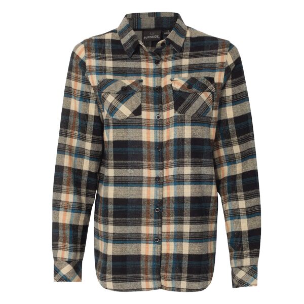 BURN LDY PLAID FLNL SHRT Thumbnail