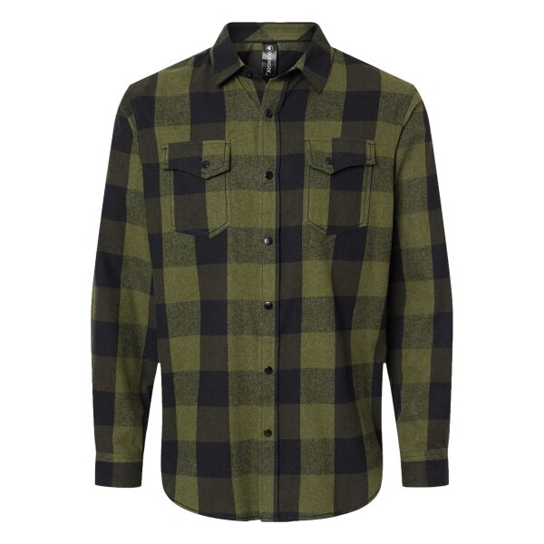 BS MENS SOFT SNAP PLAID FL Thumbnail