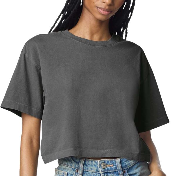 Women's Garment-Dyed Heavyweight Cropped Tee Thumbnail