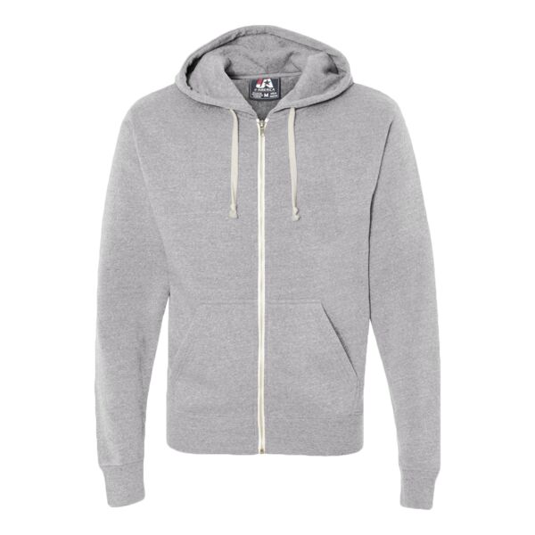 Men's Triblend Full-Zip Hooded Sweatshirt Thumbnail