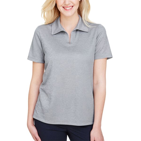 CrownLux Performance® Ladies' Address Melange Polo Thumbnail