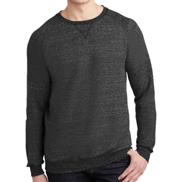 Snow Heather French Terry Raglan Crew Thumbnail