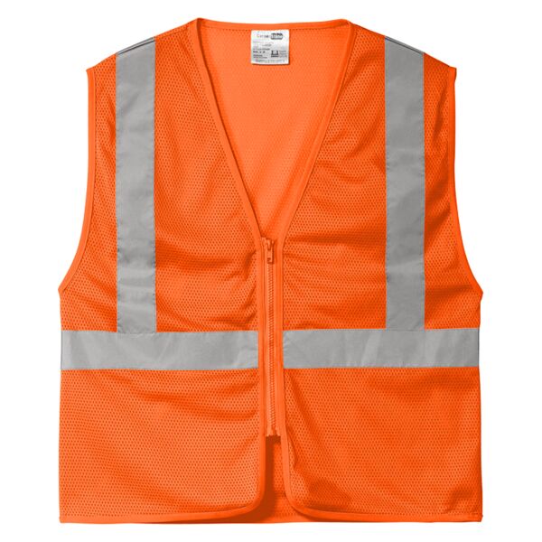 Ansi 107 Class 2 Economy Mesh Zippered Vest Thumbnail