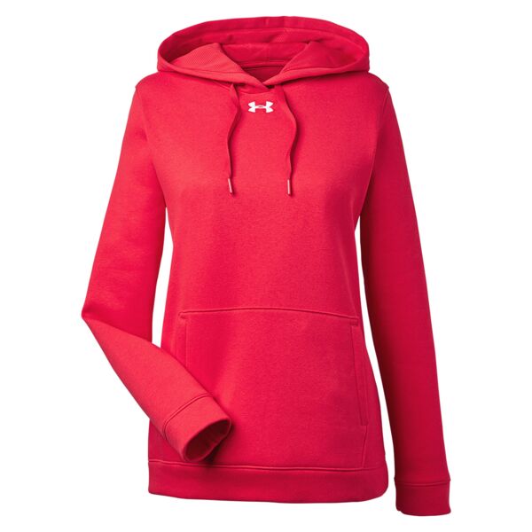 Under Armour Ladies Hustle Pullover Hooded Sweatshirt Thumbnail