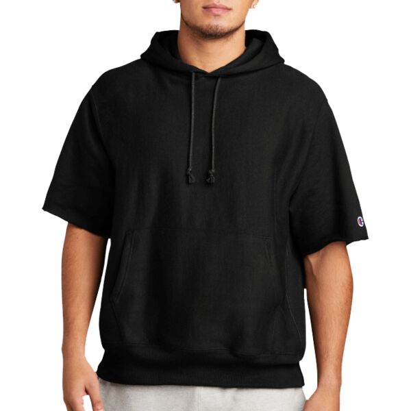 Champion Reverse Weave ® Short Sleeve Hooded Sweatshirt Thumbnail