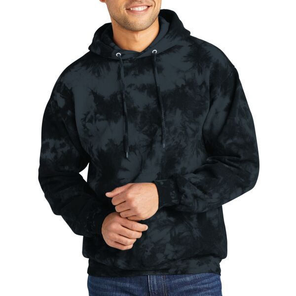 Crystal Tie Dye Pullover Hoodie With Personalization Options Thumbnail