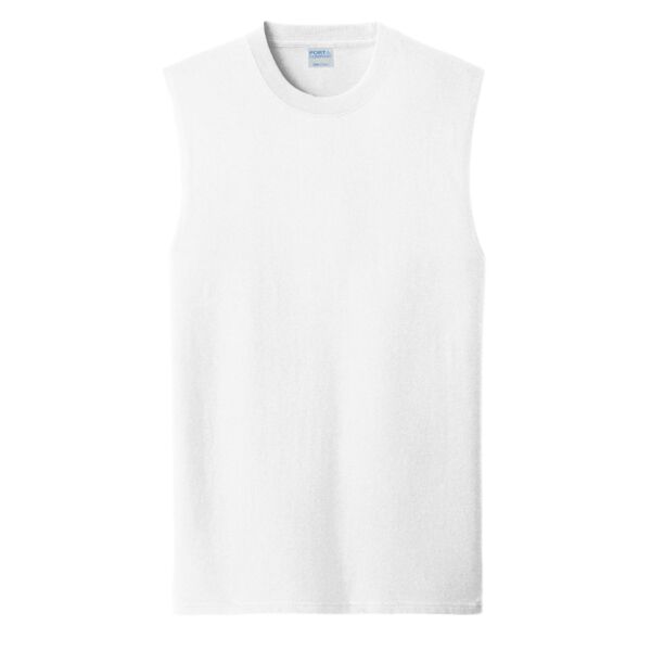 Core Cotton Sleeveless Tee with Personalization Options Thumbnail