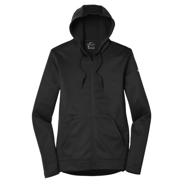 Nike Ladies Therma FIT Full Zip Fleece Hoodie Thumbnail