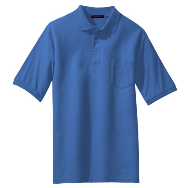 Port Authority Tall Silk Touch Polo with Pocket Thumbnail