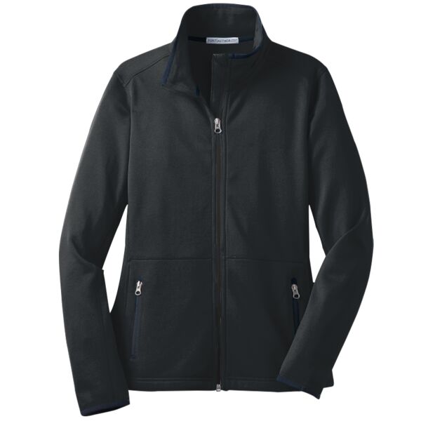 Port Authority Ladies Pique Fleece Jacket Thumbnail